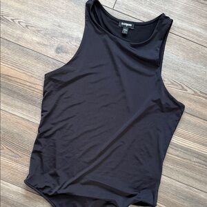 Express Elegant Black Tank Top